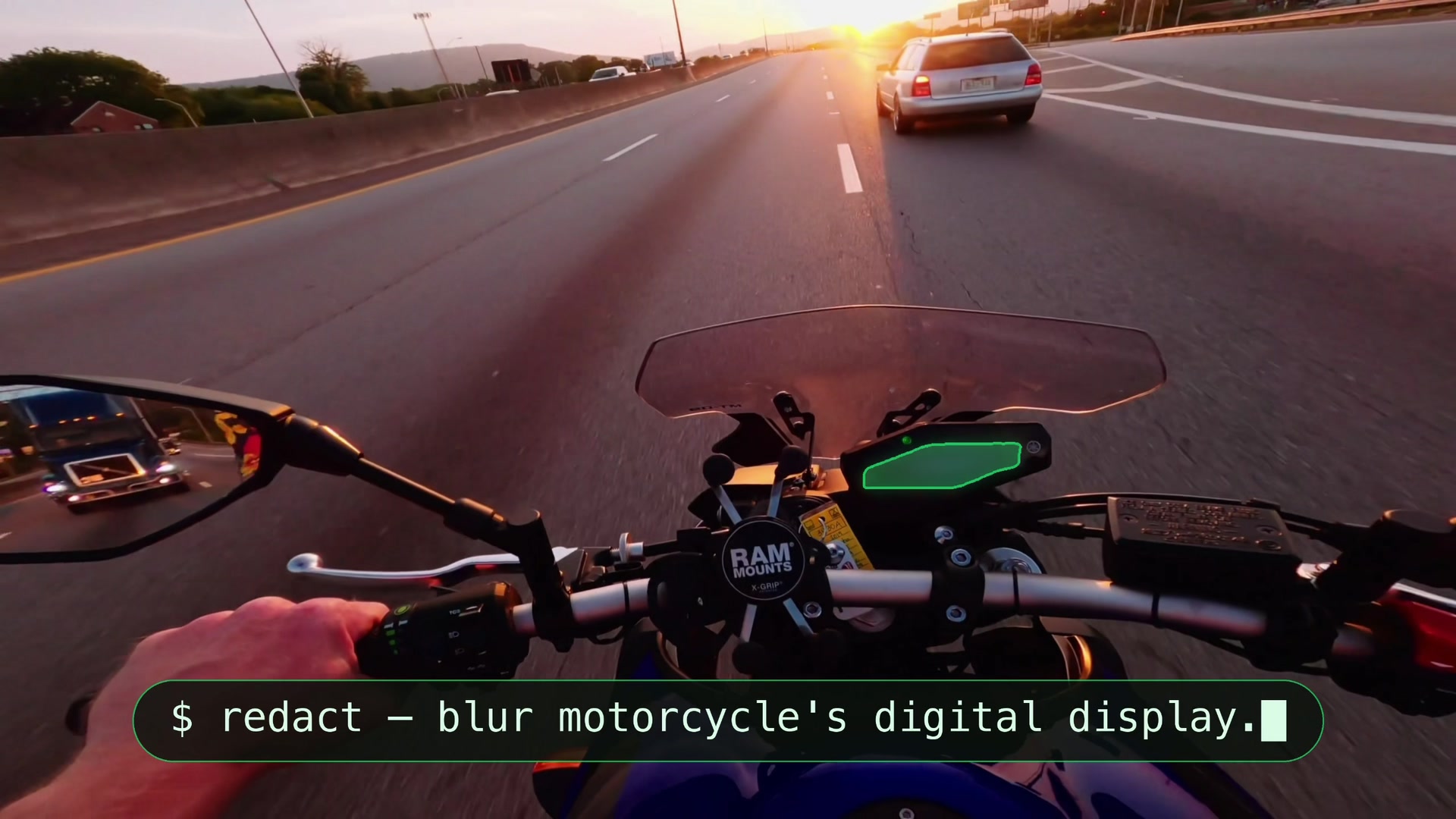 GuardiaVision live demo — faces and license plates redacted automatically
